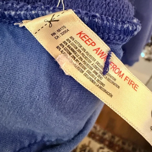 Free People Movement Oversized Graphic Sweatshirt with pockets! Sz L - Picture 5 of 5